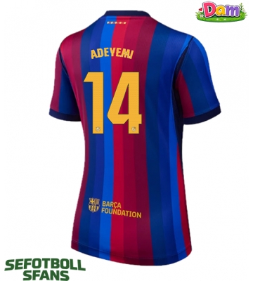 Barcelona Karim Adeyemi #14 Hemmatröja Kvinnor 2026-27 Kortärmad